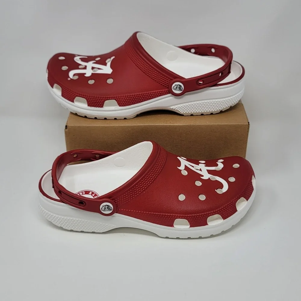 Crocs Classic Clogs University of Alabama Crimson Tide Men's‎ 9 Women's 11 Red